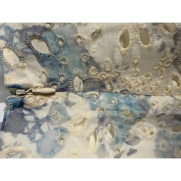 Lulus Positively Beloved Ivory Floral Embroidered Mini Skirt - XL - Picture 6 of 8